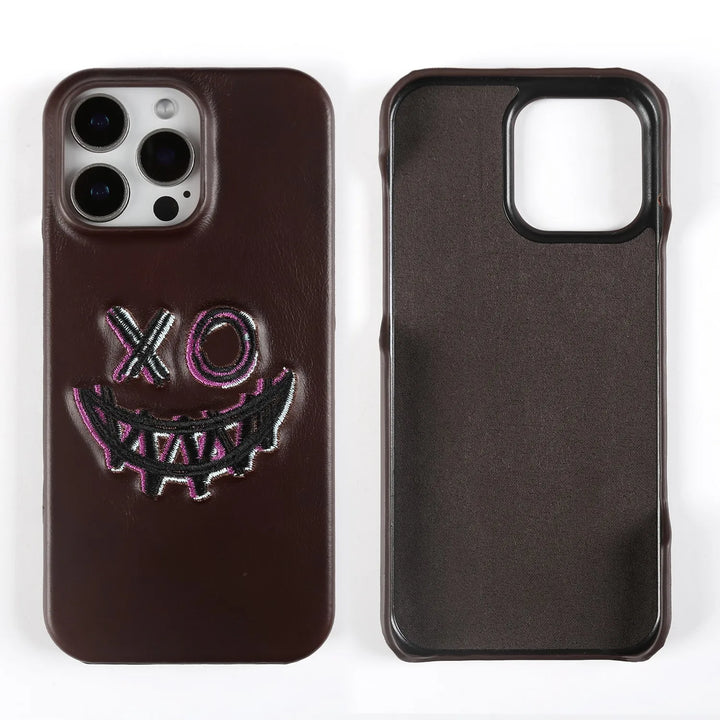 Chaos Leather iPhone Case