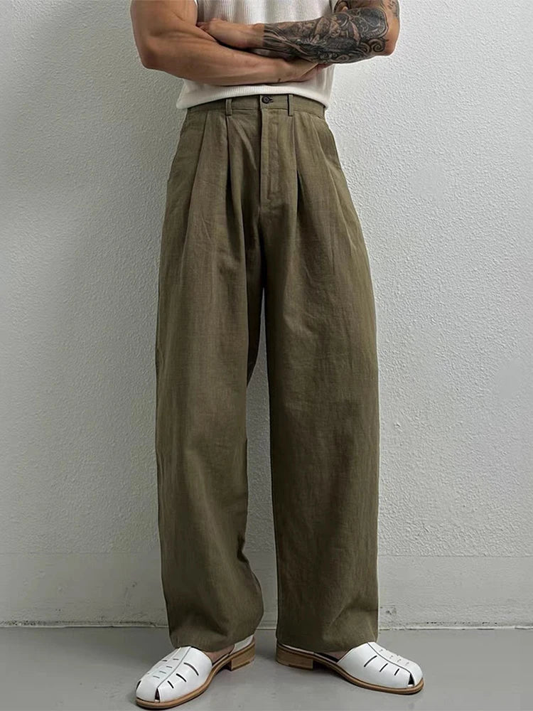 Driftcut Linen Trousers