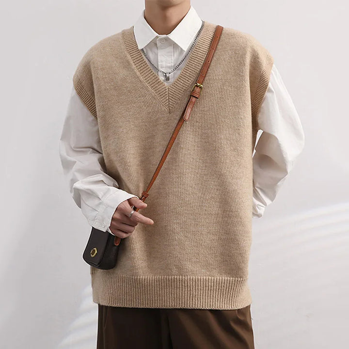 New York Cotton Knit Vest