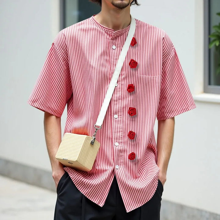 Rose Code Button Down