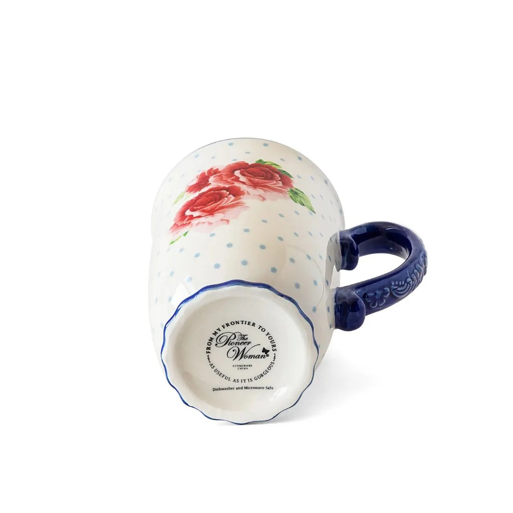 Adelaide Vintage Rose 4pc Mug Set