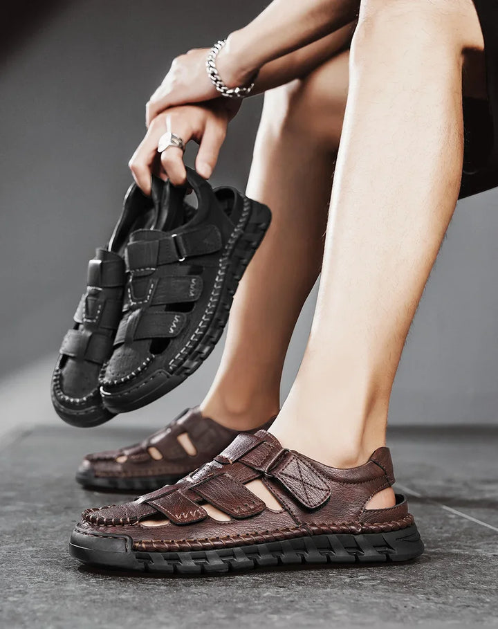Bravaro Leather Sandals
