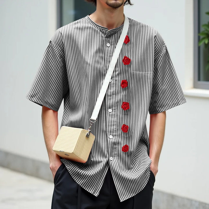 Rose Code Button Down