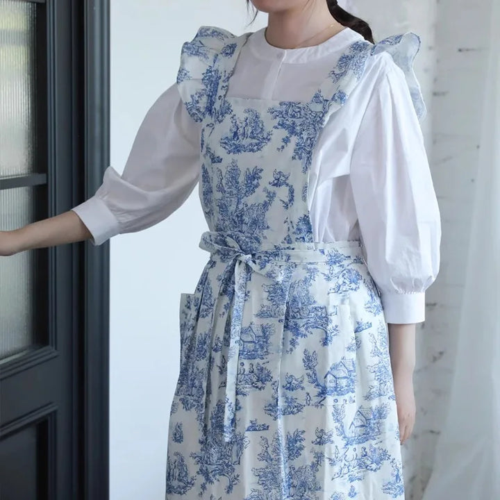 Vintage Toile Apron