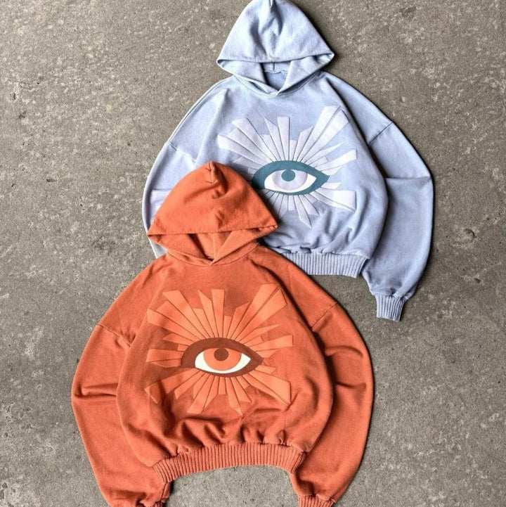 All Seeing Patchwork Hoodie