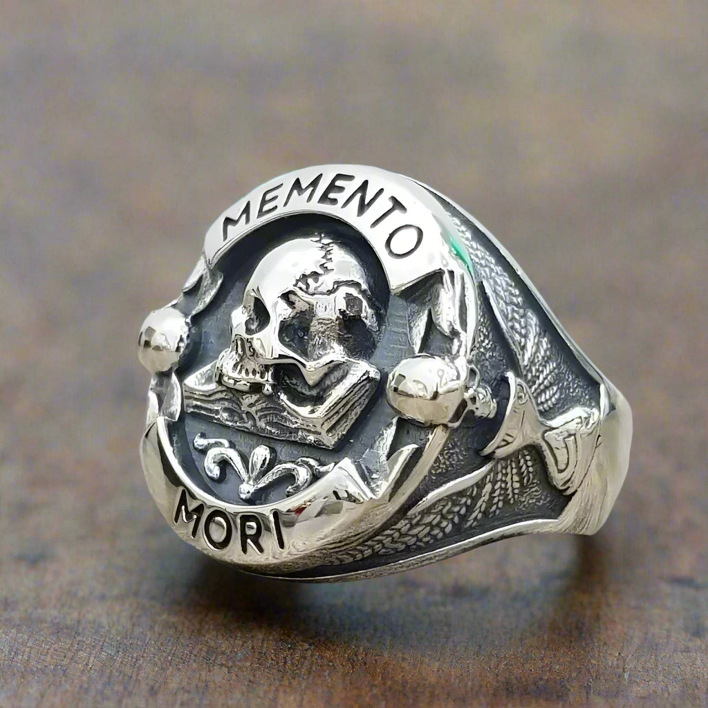 Memento Mori Signet Ring