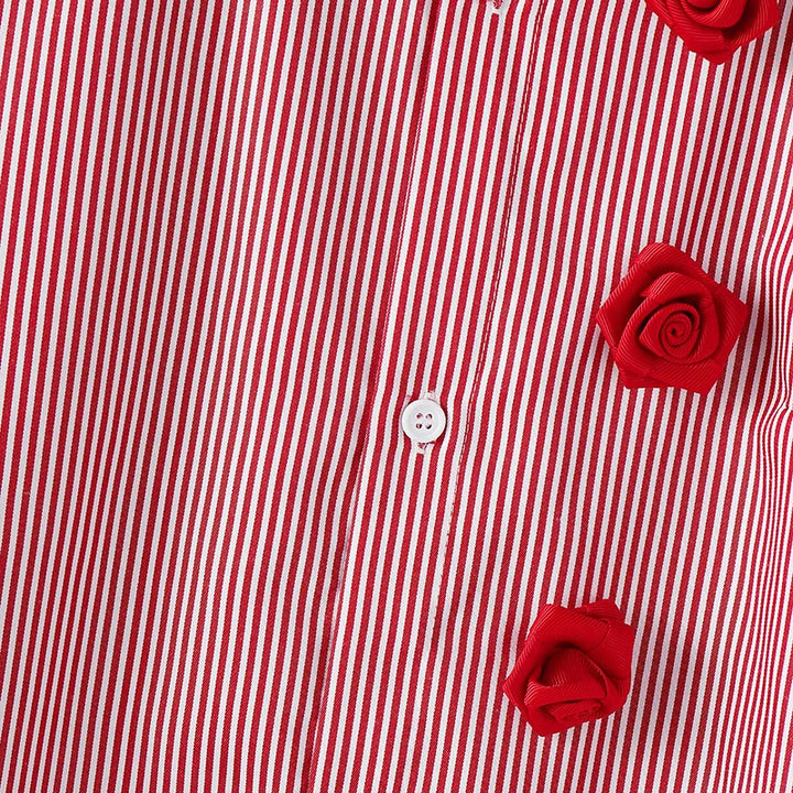 Rose Code Button Down