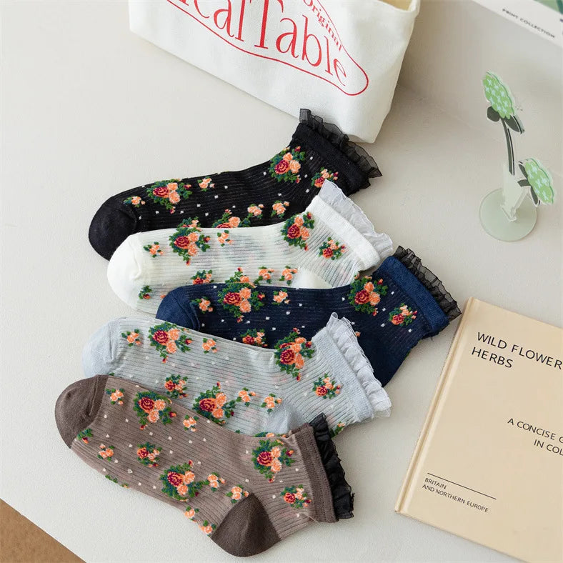 Heirloom Lace Socks