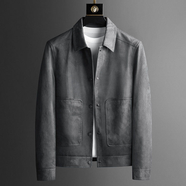 Jack Harrington Genuine Suede Leather Coat