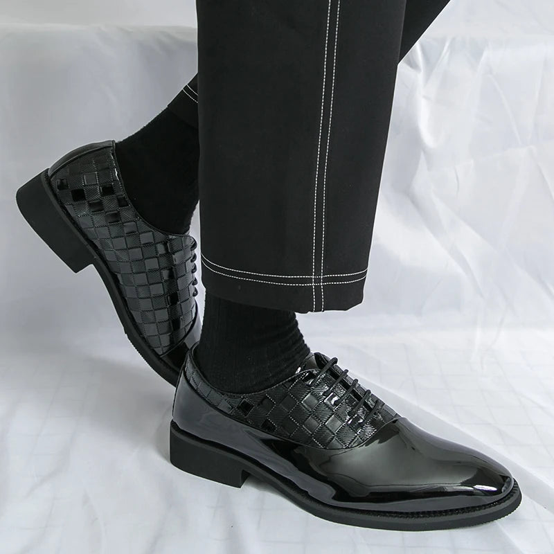 Prestige Grid Oxfords