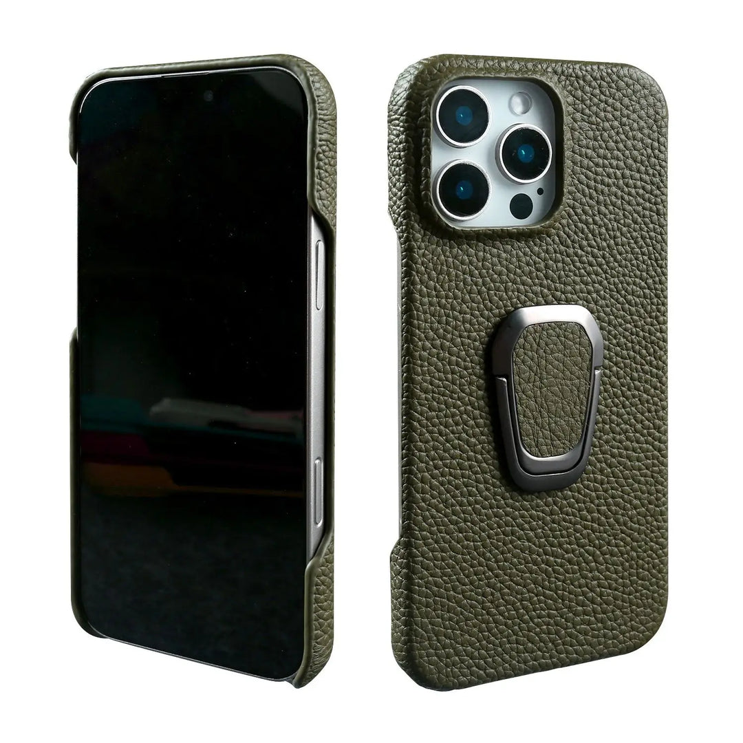 Pivot Frame Leather iPhone Case