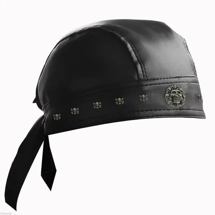 Phantom Rider Leather Bandana
