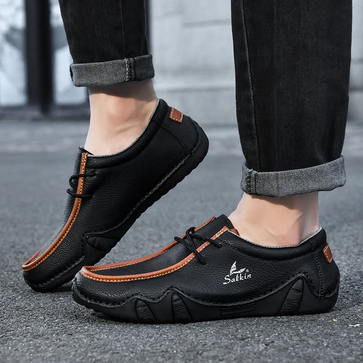 Salkin Leather Low Tops