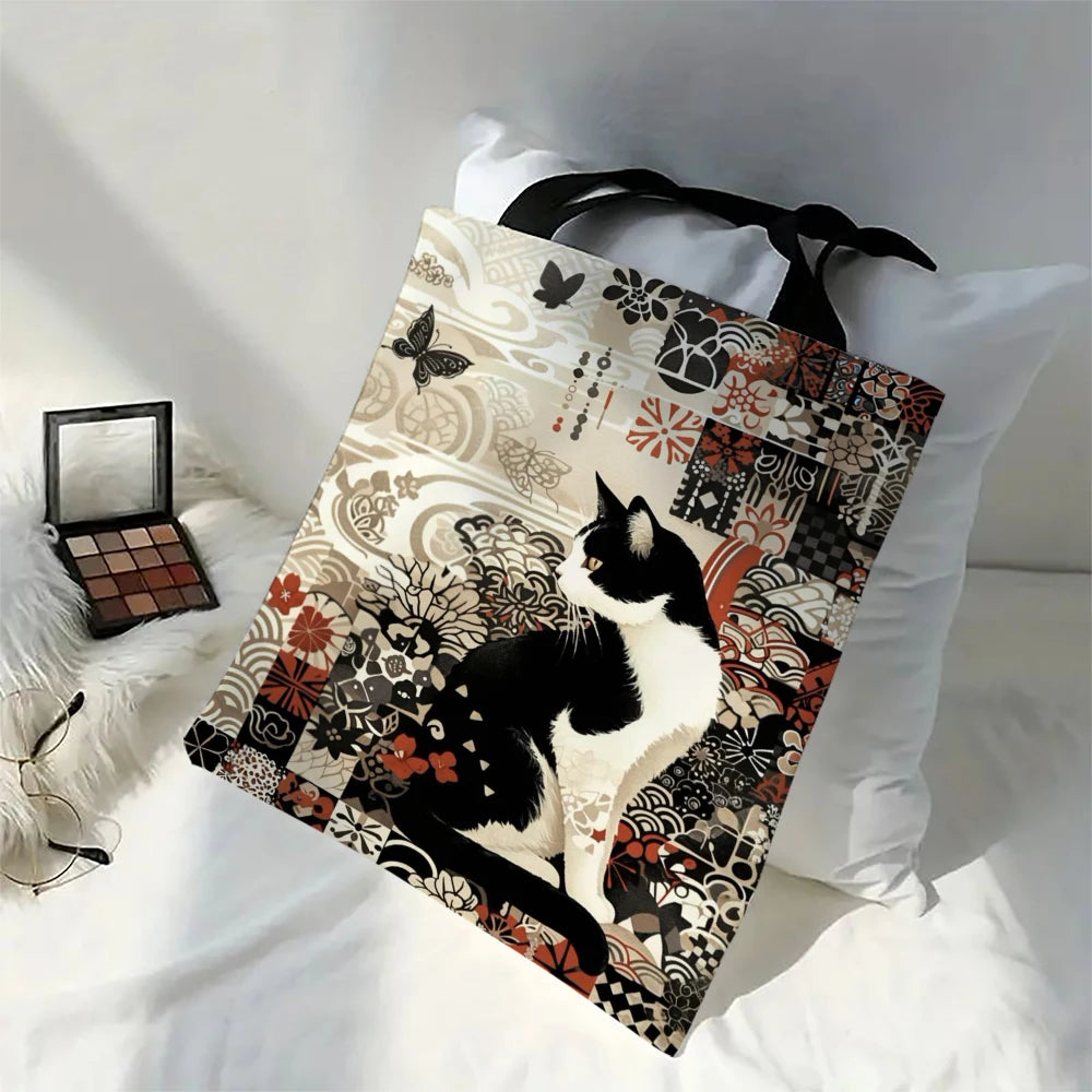 Kimono Feline Tote