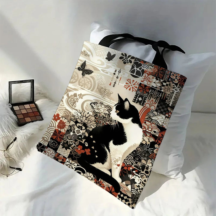 Kimono Feline Tote