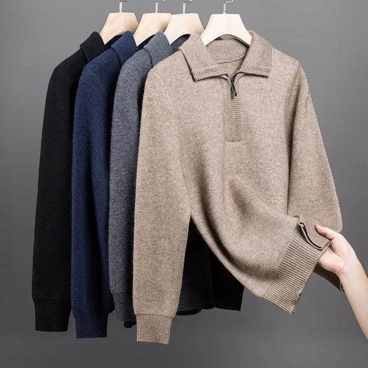 Ben London Cashmere Quarter Zip