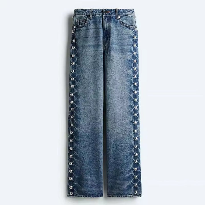 Roxanna Side Stud Jeans