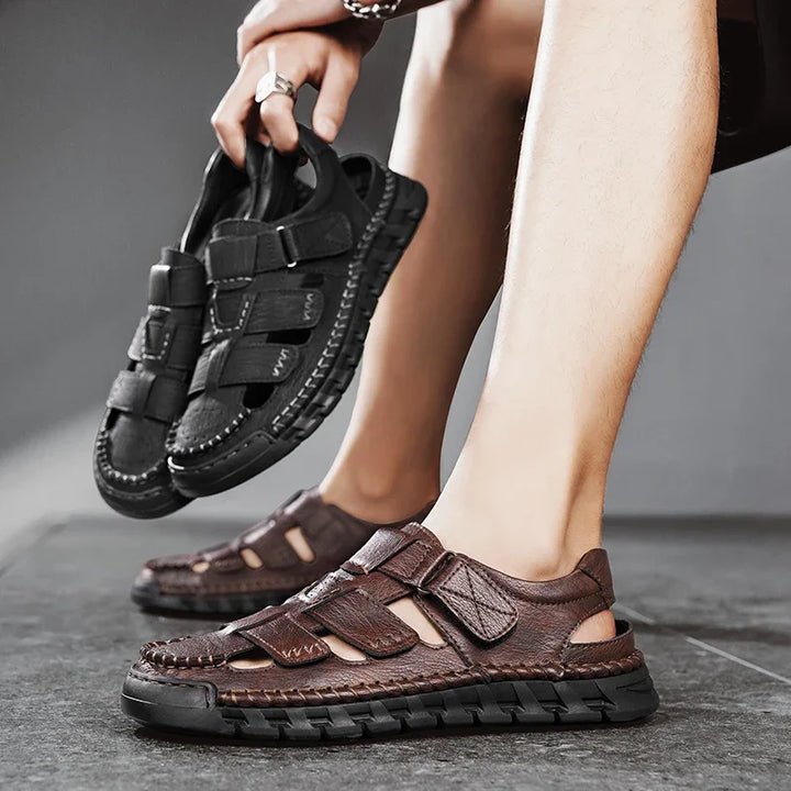 Bravaro Leather Sandals