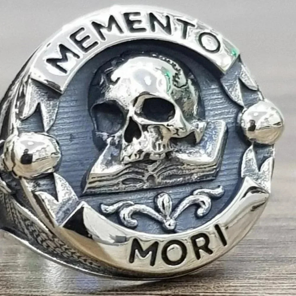 Memento Mori Signet Ring