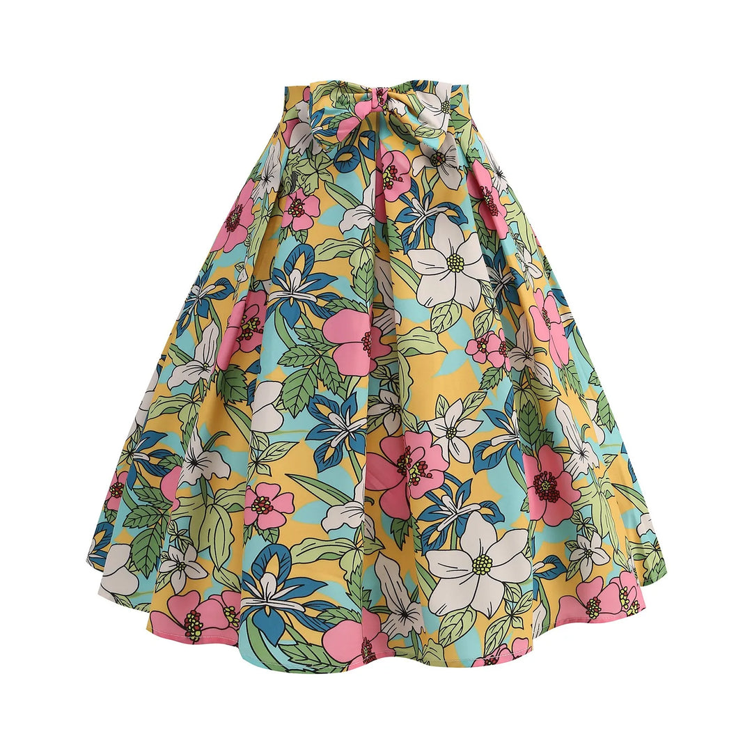 Retro Paradise Swing Skirt