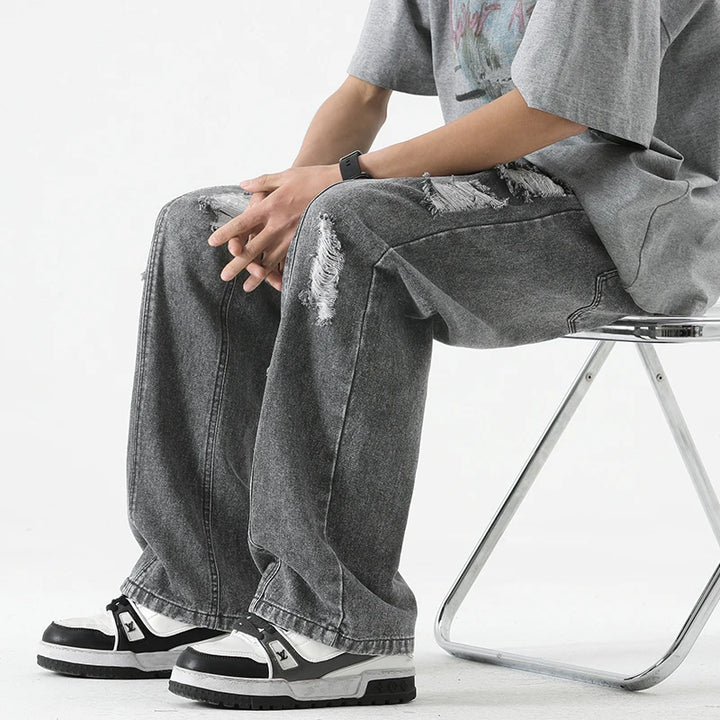 Dropout Distressed Jeans