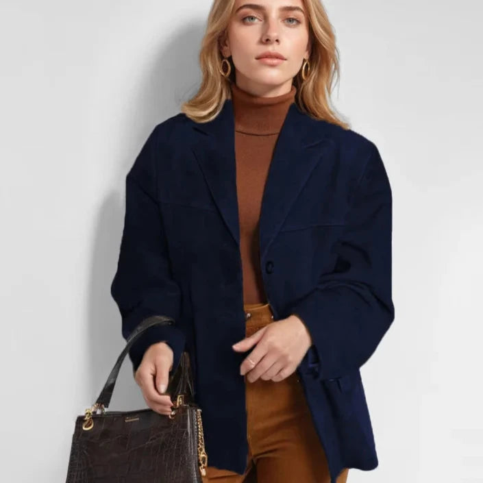 Faustina Suede Trench Coat