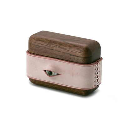 Glaring Gaze Leather AirPods Case