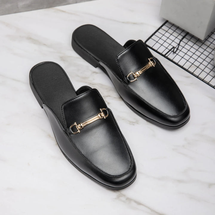 Giorgio Vasari Leather Slides
