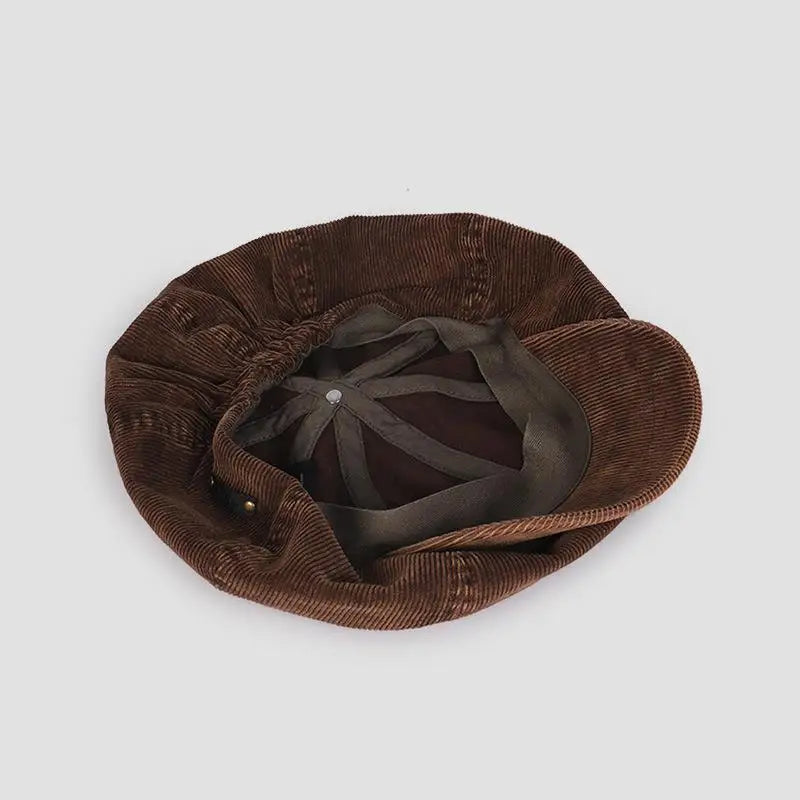 Newsboy Corduroy Cap