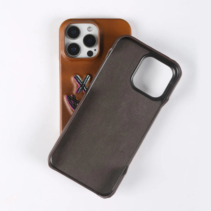 Chaos Leather iPhone Case