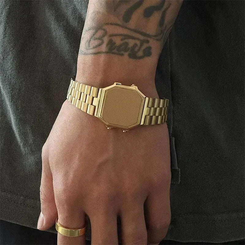 No Dial Titanium Electroplated Watch