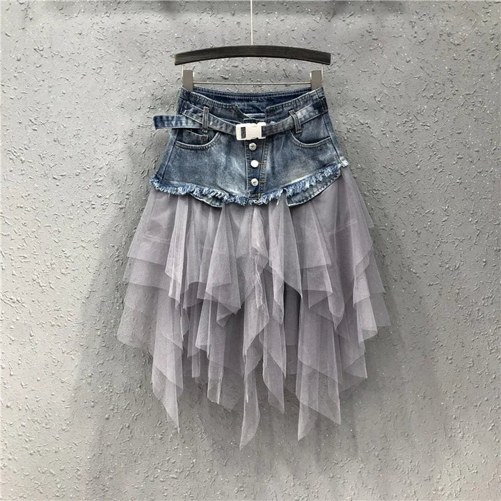 Fray Day Denim Skirt