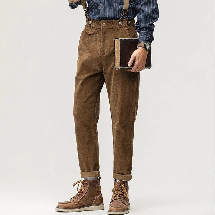 Retro Corduroy Overalls