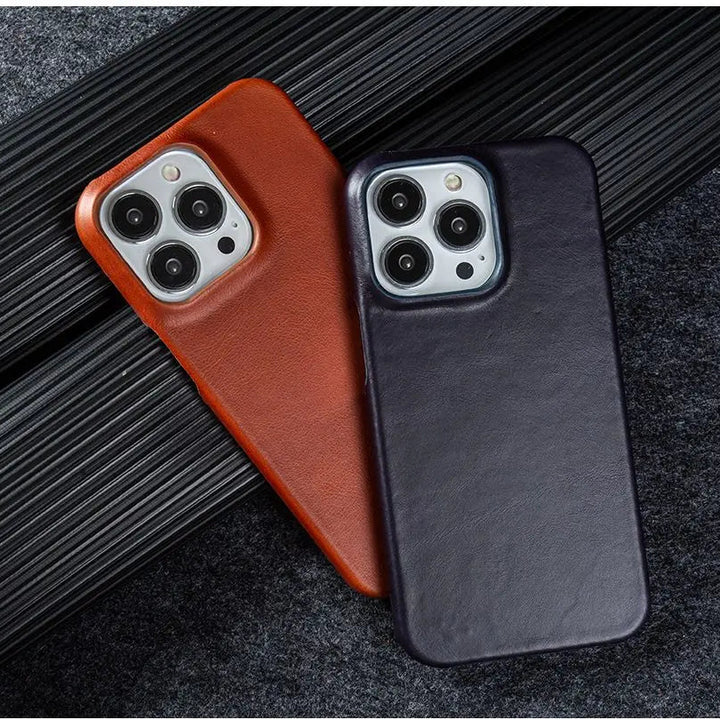 Hermann Oil Wax Leather iPhone Case