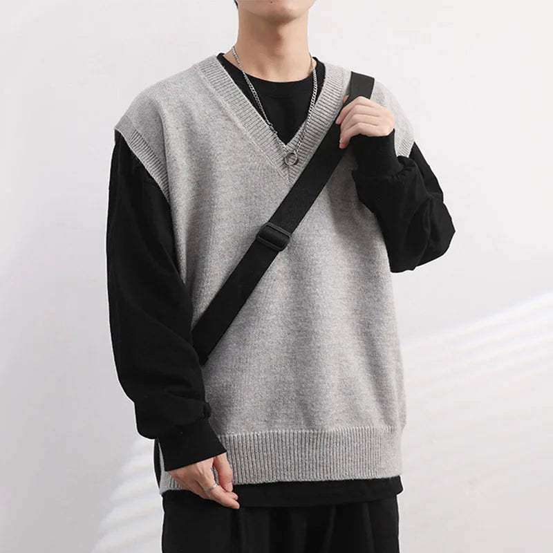 New York Cotton Knit Vest