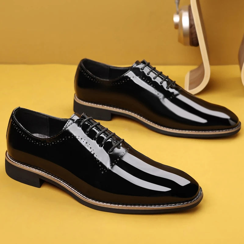 Masaccio Patent Leather Oxfords