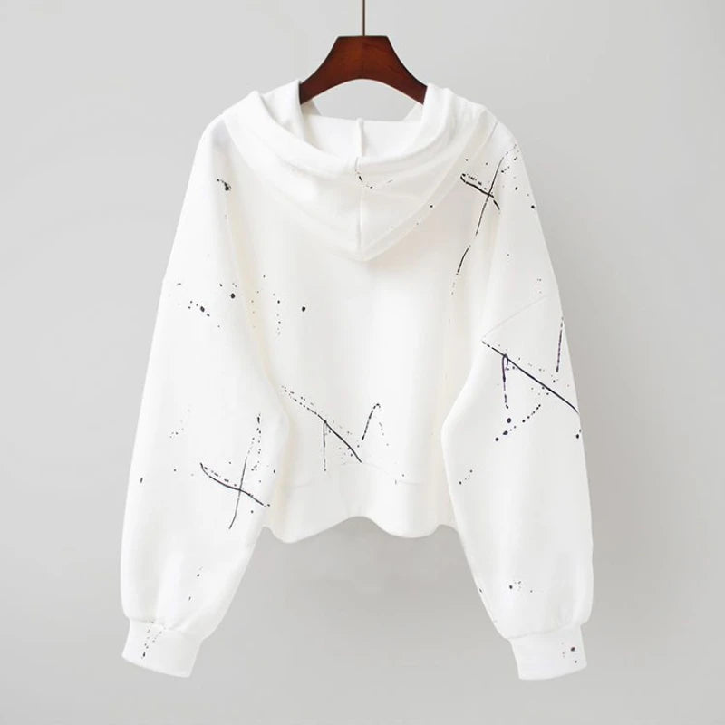 Urban Canvas Cropped Hoodie