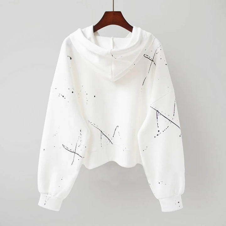 Urban Canvas Cropped Hoodie
