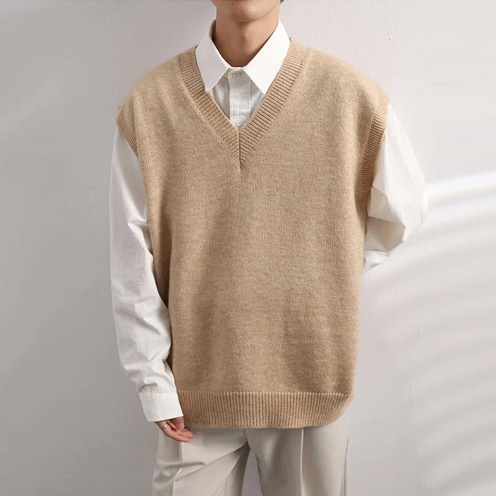 New York Cotton Knit Vest