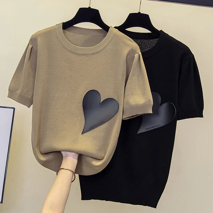 Heartbeat Patch Knit