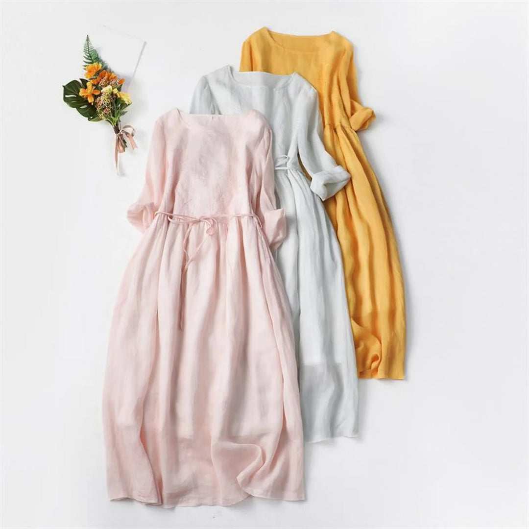 Heirloom Linen Dress