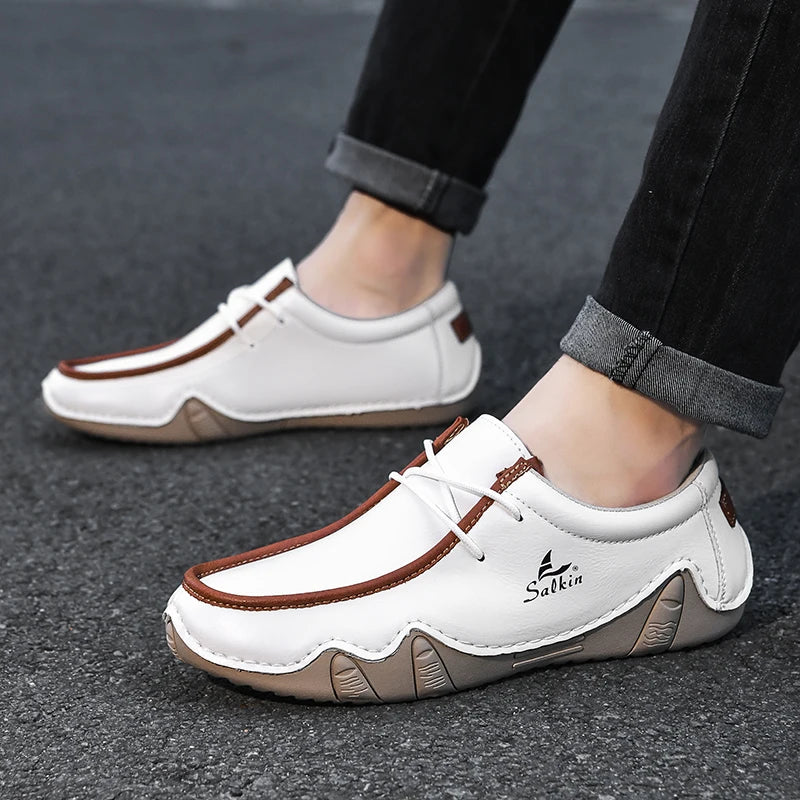 Salkin Leather Low Tops