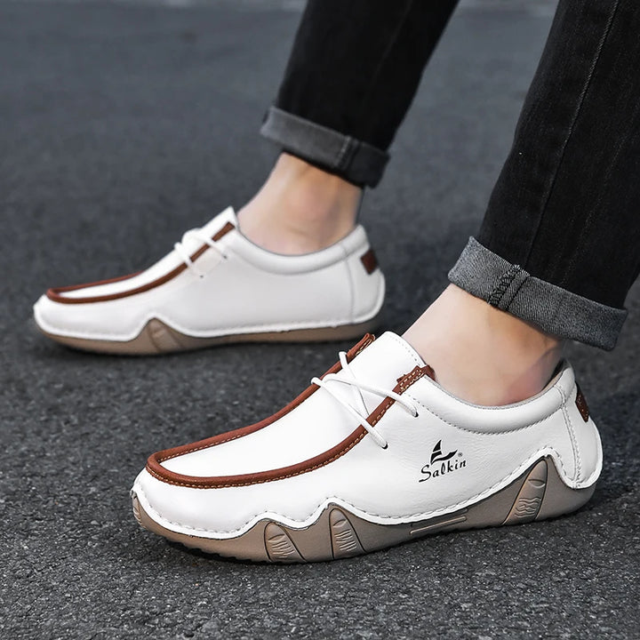 Salkin Leather Low Tops