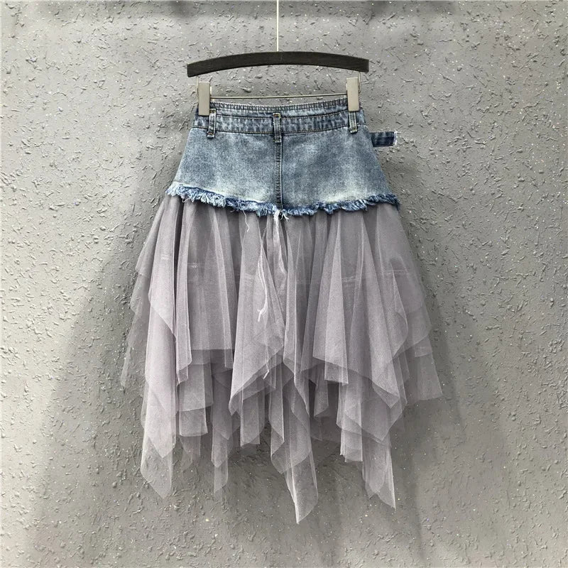 Fray Day Denim Skirt