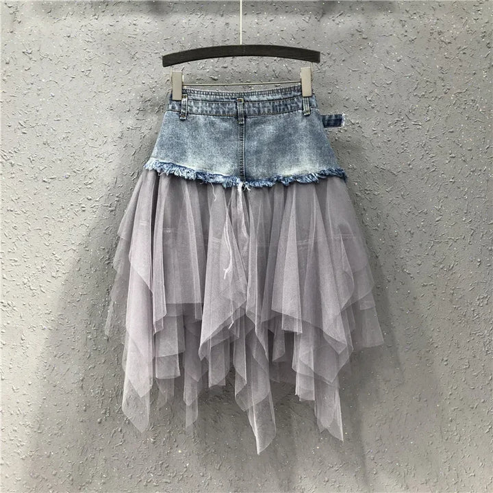Fray Day Denim Skirt