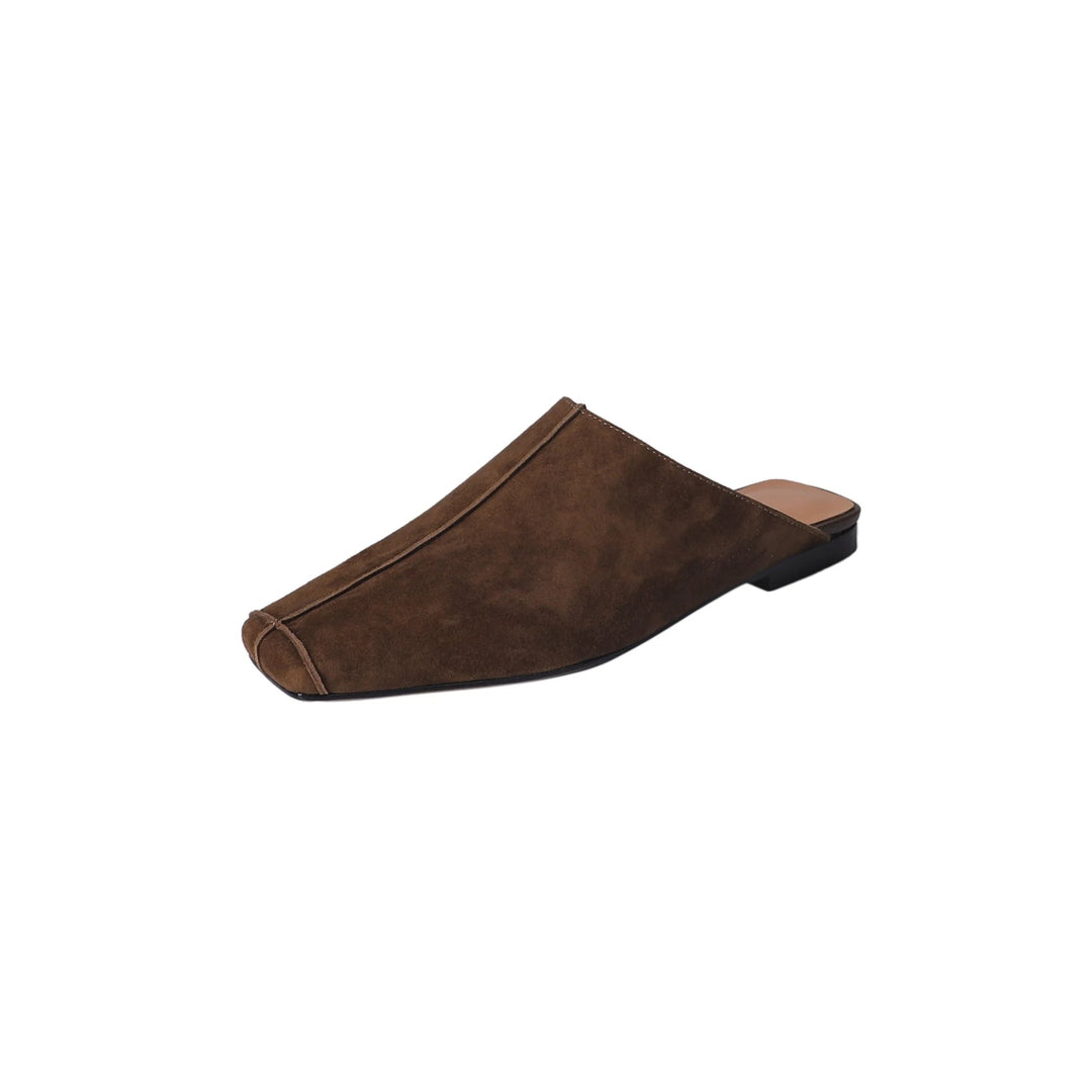 Bottega Kid Suede Flats