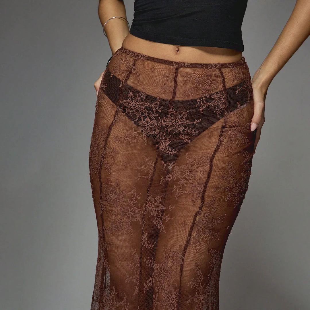Mesh Cocktail Skirt