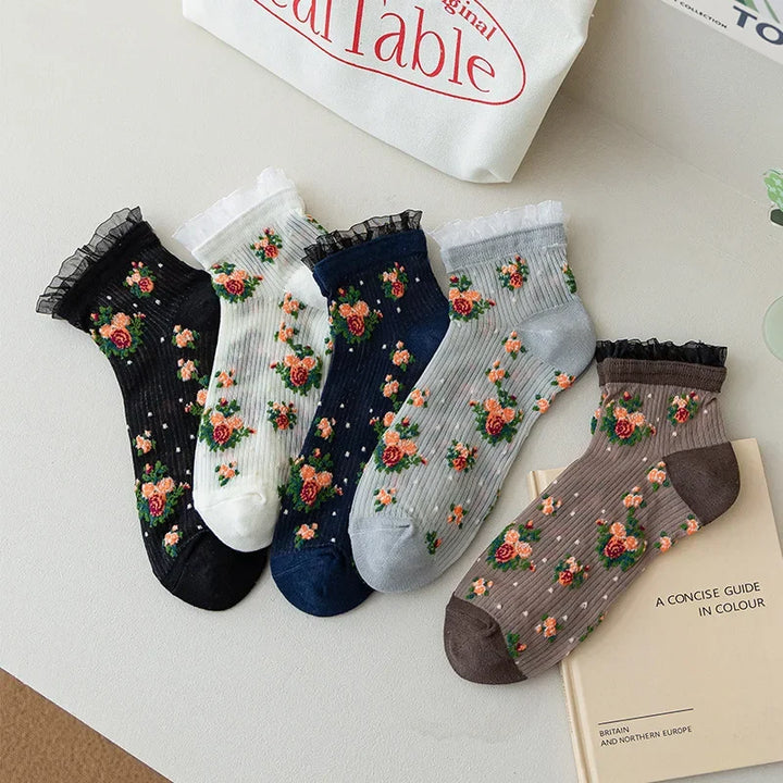 Heirloom Lace Socks