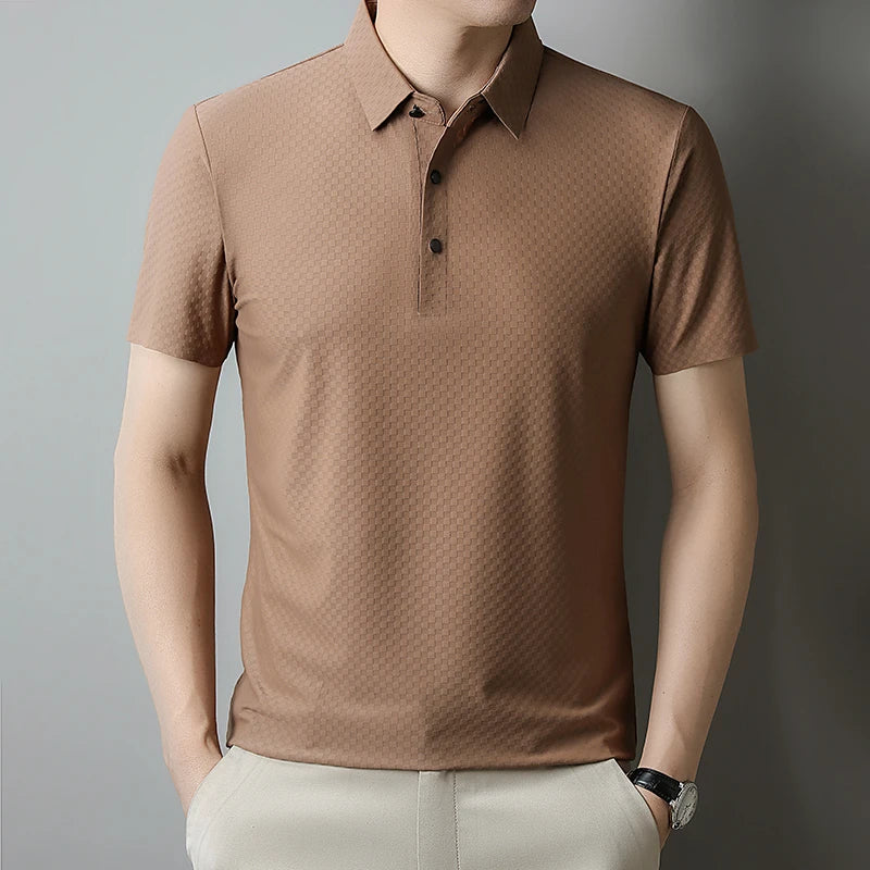 Milan Grid-Silk™ Polo