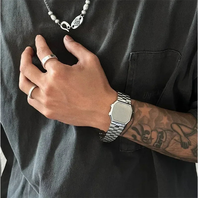 No Dial Titanium Electroplated Watch